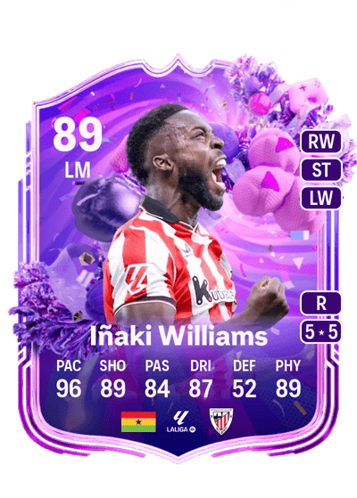 Iñaki Williams FUT Birthday 89 OVR