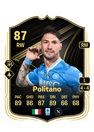 Matteo Politano Team of the Week 87 OVR