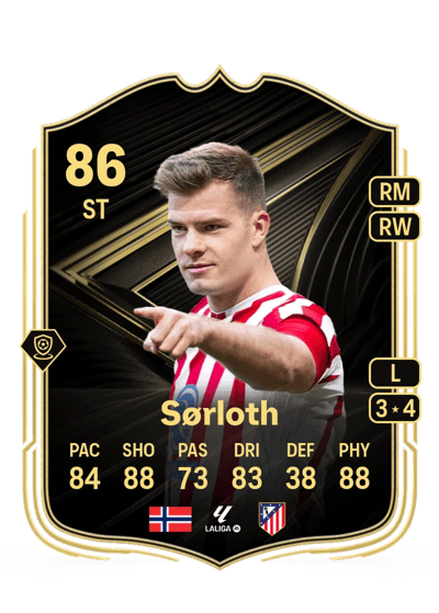 Alexander Sørloth Team of the Week 86 OVR