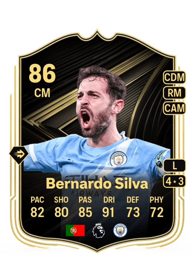 Bernardo Silva Team of the Week 86 OVR