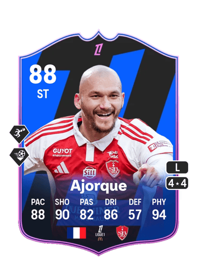 Ludovic Ajorque POTM Ligue 1 88 OVR