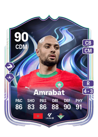Sofyan Amrabat FoF: Answer the Call 90 OVR