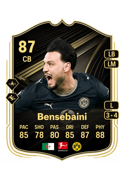 Ramy Bensebaini Team of the Week 87 OVR
