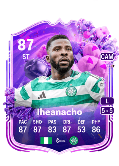 Kelechi Iheanacho FUT Birthday 87 OVR