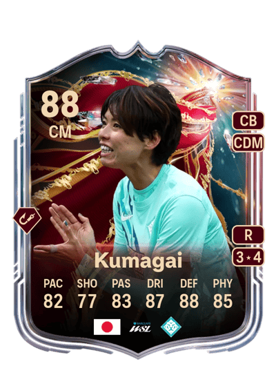 Saki Kumagai Knockout Royalty 88 OVR
