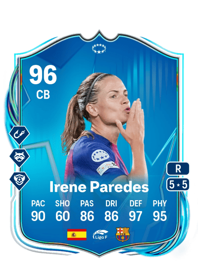 Irene Paredes UEFA Women's Champions League Road to the Final 96 OVR