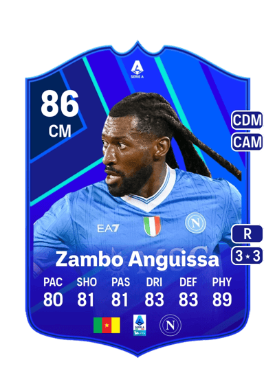 André-Franck Zambo Anguissa POTM Serie A 86 OVR
