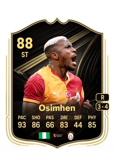 Victor Osimhen Team of the Week 88 OVR