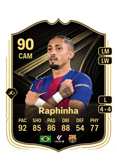 Raphinha Team of the Week 90 OVR