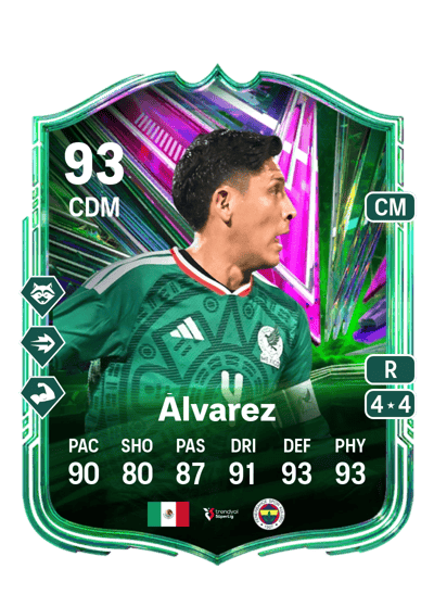 Edson Álvarez Festival of Football: Path to Glory 93 OVR