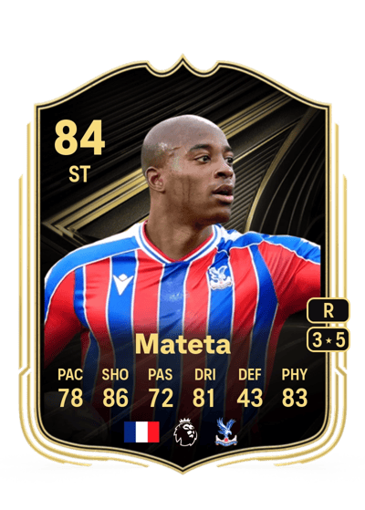 Jean-Philippe Mateta Team of the Week 84 OVR