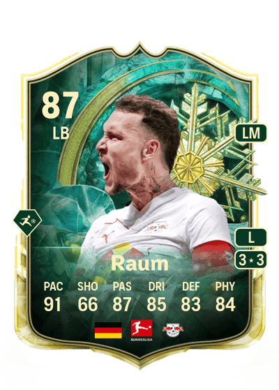 David Raum Winter Wildcards 87 OVR