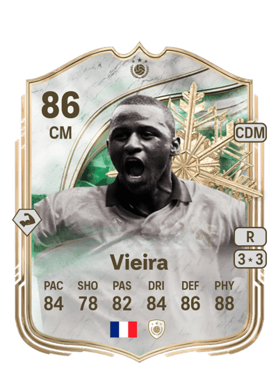 Patrick Vieira Winter Wildcards Icon 86 OVR