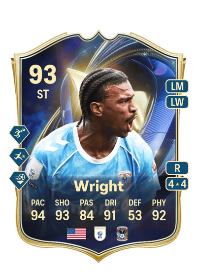 Haji Wright Team of the Season 93 OVR