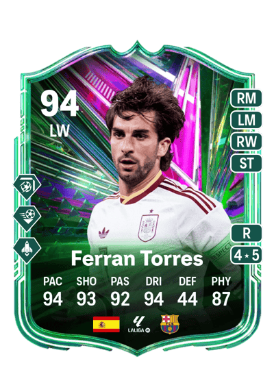 Ferran Torres Festival of Football: Path to Glory 94 OVR