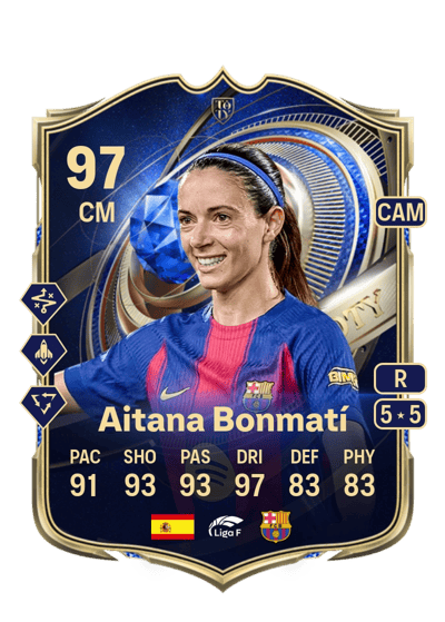 Aitana Bonmatí TEAM OF THE YEAR 97 OVR