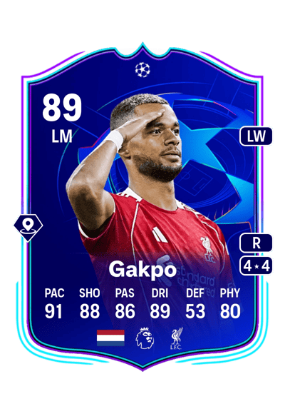 Cody Gakpo UCL Road to the Knockouts 89 OVR