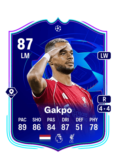 Cody Gakpo UCL Road to the Knockouts 87 OVR