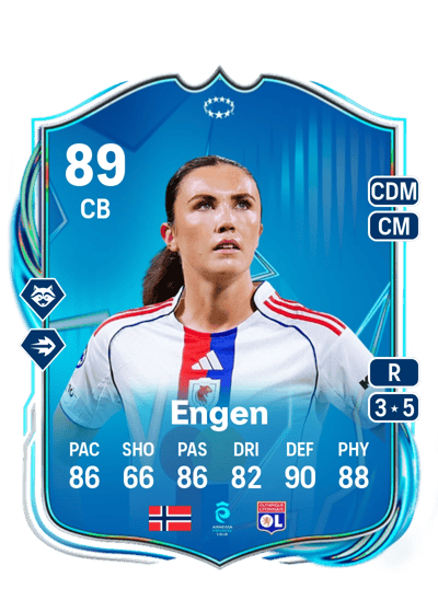 Ingrid Syrstad Engen UEFA Women's Champions League Road to the Final 89 OVR
