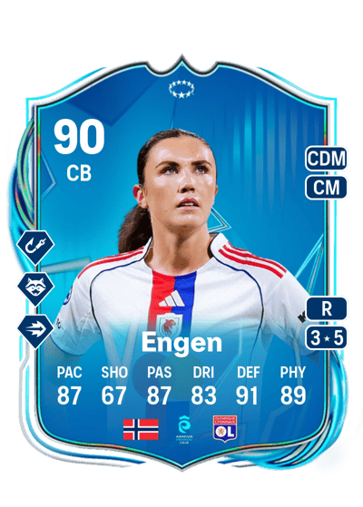 Ingrid Syrstad Engen UEFA Women's Champions League Road to the Final 90 OVR