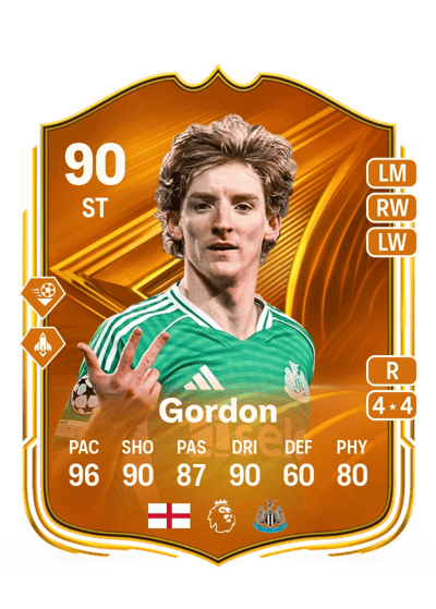 Anthony Gordon Star Performer 90 OVR
