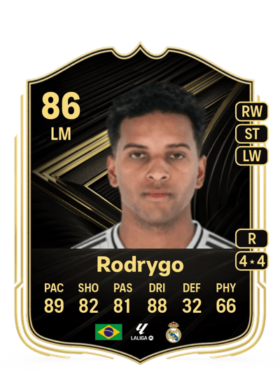 Rodrygo Team of the Week 86 OVR