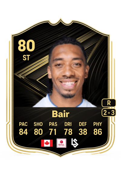 Theo Bair Team of the Week 80 OVR
