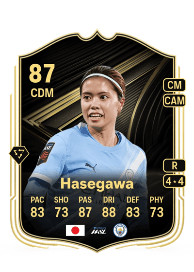 Yui Hasegawa Team of the Week 87 OVR