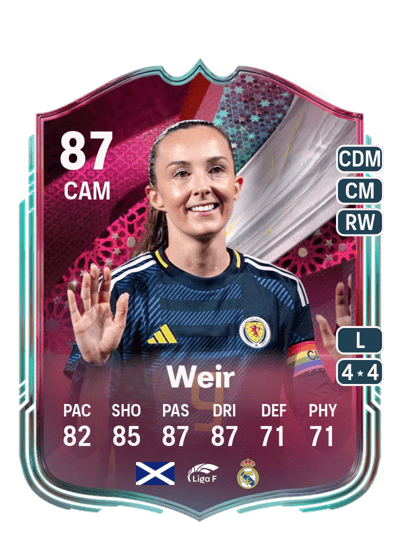 Caroline Weir Festival of Football: Captains 87 OVR