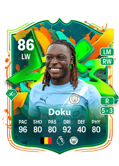 Jérémy Doku Joga Bonito 86 OVR