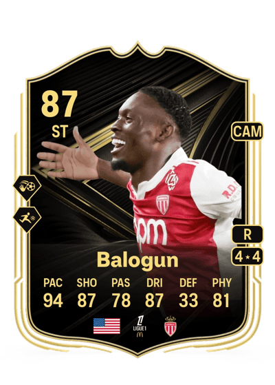 Folarin Balogun Team of the Week 87 OVR