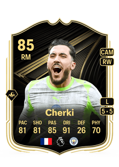 Rayan Cherki Team of the Week 85 OVR