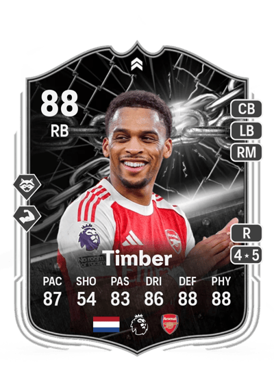 Jurriën Timber Showdown 88 OVR