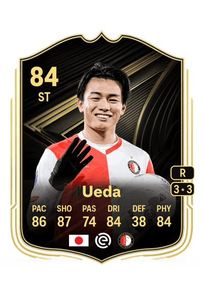 Ayase Ueda Team of the Week 84 OVR