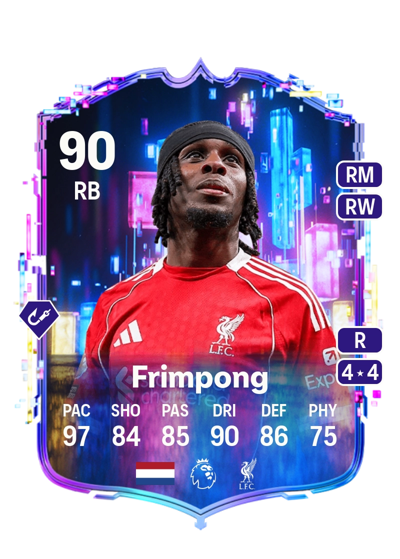 Jeremie Frimpong Flashback Player 90 OVR