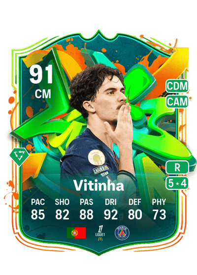 Vitinha Joga Bonito 91 OVR