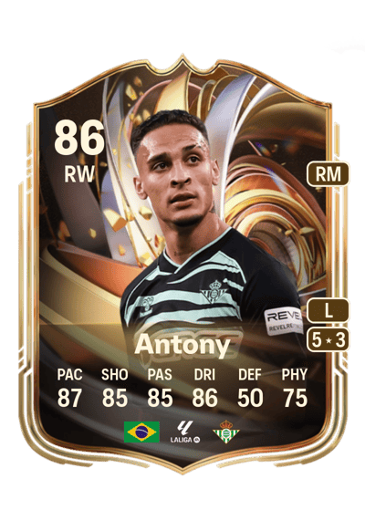 Antony Ratings Reload 86 OVR