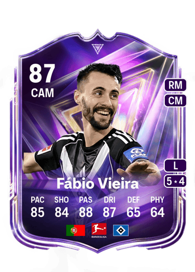Fábio Vieira FC Pro Live 87 OVR