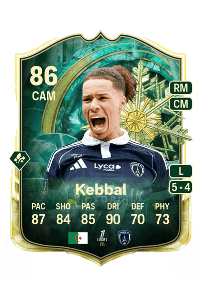 Ilan Kebbal Winter Wildcards 86 OVR
