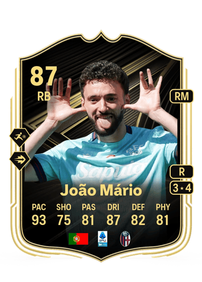 João Mário Team of the Week 87 OVR