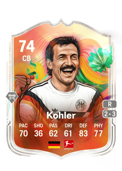 Jürgen Kohler World Tour Silver Stars 74 OVR