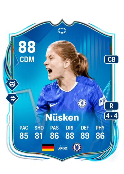 Sjoeke Nüsken UEFA Women's Champions League Road to the Final 88 OVR
