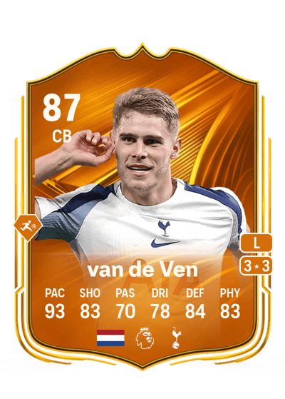 Micky van de Ven Star Performer 87 OVR
