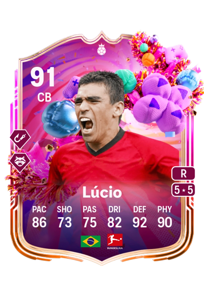 Lúcio FUT Birthday Hero 91 OVR