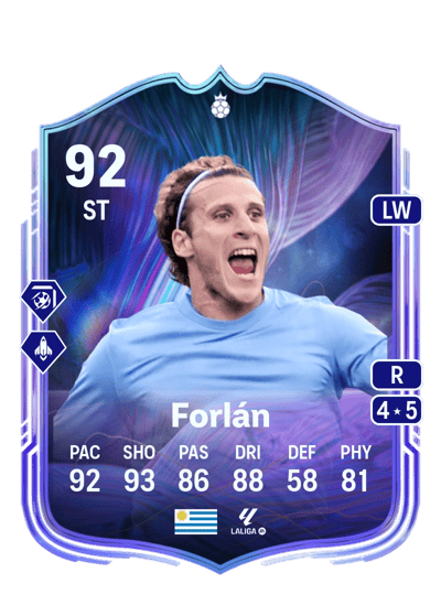 Diego Forlán Fantasy UT Hero 92 OVR