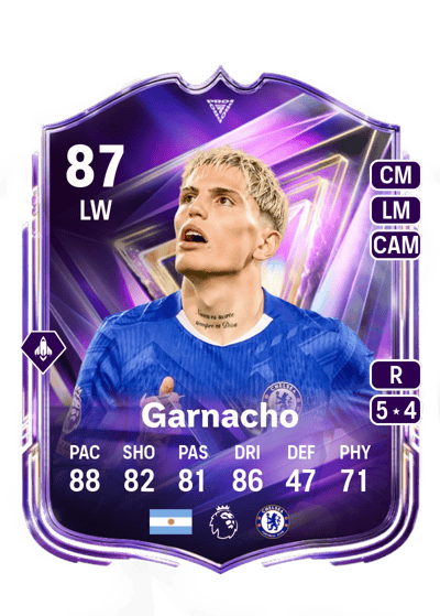 Alejandro Garnacho FC Pro Live 87 OVR