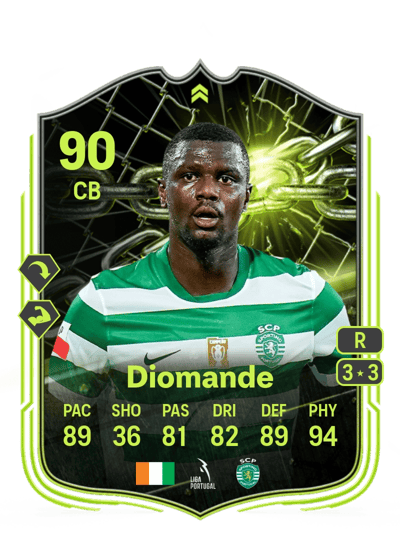 Ousmane Diomande Showdown Plus 90 OVR
