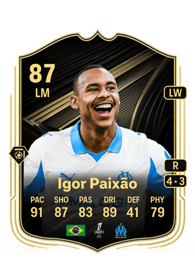 Igor Paixão Team of the Week 87 OVR
