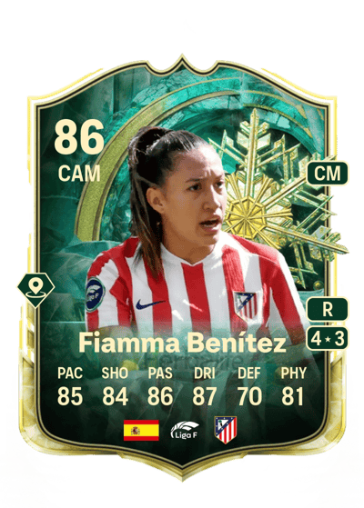 Fiamma Benítez Winter Wildcards 86 OVR