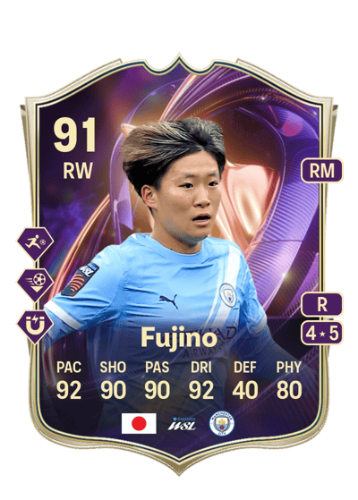 Aoba Fujino TOTS Breakthrough 91 OVR